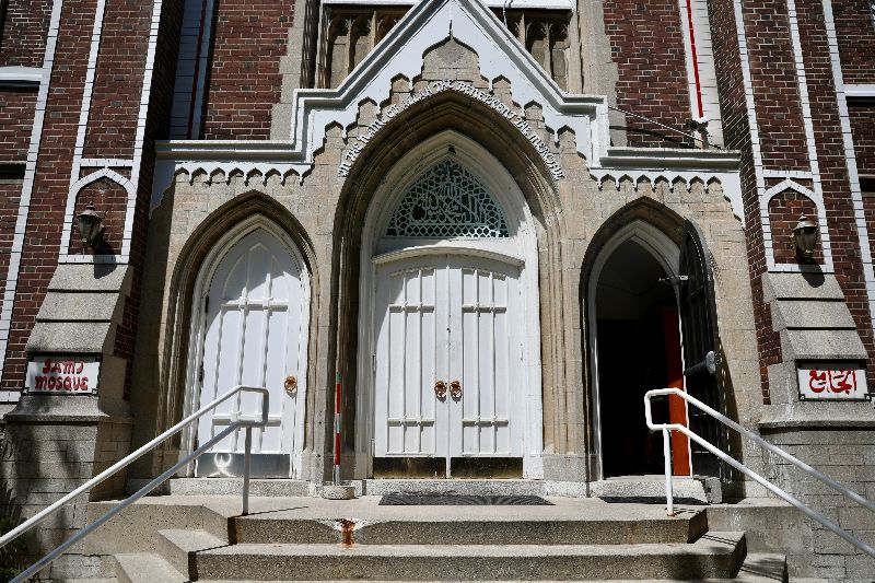 Outside doors of Jami Masjid